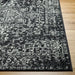 Surya hap alberta 1087 black Black Living Room Moroccan Rug.