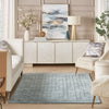 Nourison alessia ale 01 blue Blue Living Room  Rug.