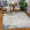 Surya rom alix 2394 blue Blue Living Room  Rug.