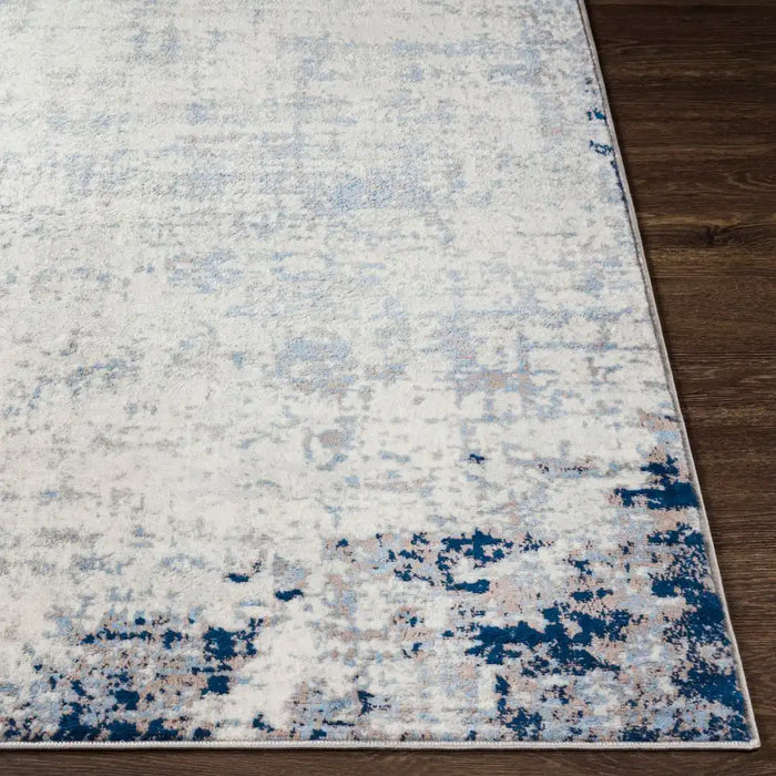 Surya rom alix 2394 blue Blue Living Room  Rug.