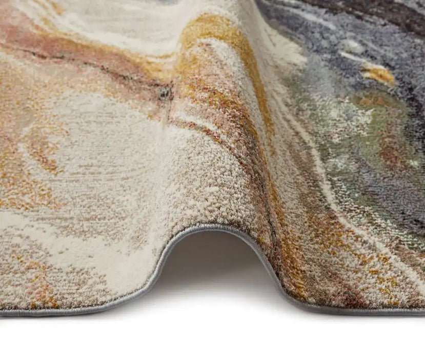 Concept Looms amara ama102 pearl midnight Brown, Grey Living Room  Rug.
