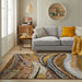 Concept Looms amara ama105 bronze Grey, Orange Living Room  Rug.