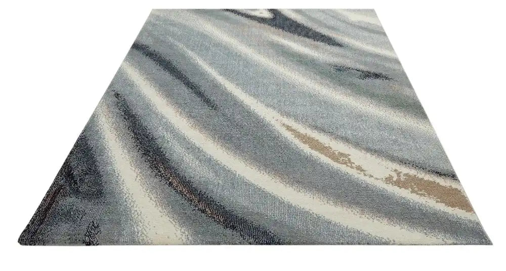 Concept Looms amara ama106 ivory grey blue Brown, Grey, Ivory Living Room  Rug.