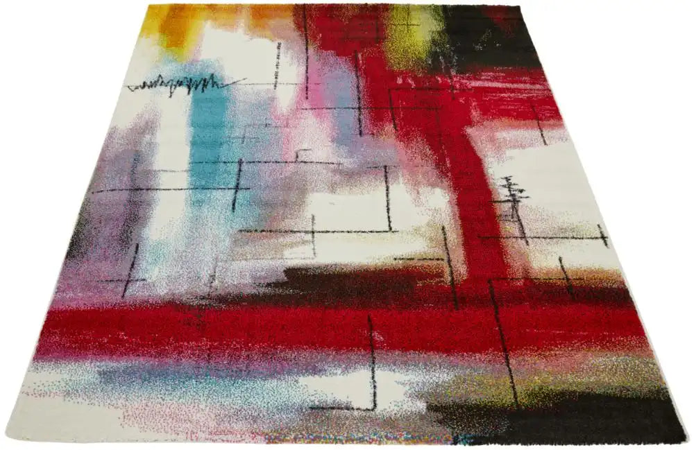 Concept Looms art collection art106 multicolour Multicoloured Living Room  Rug.