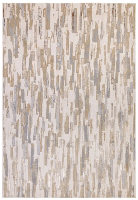 Asiatic aurora au25 impression Grey, Beige Living Room  Rug.