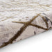 Think Rugs artemis b8403a gold silver Grey, Yellow Living Room Geometric Rug.