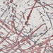 Think Rugs artemis b8403a pink silver Grey, Pink Living Room Geometric Rug.