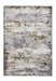 Think Rugs artemis b9289a gold Grey, Yellow Living Room Geometric Rug.