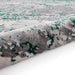 Think Rugs artemis b9289a green Green, Grey Living Room Geometric Rug.