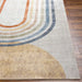 Surya lll barbara 2314 multicolored Multicoloured Living Room Geometric Rug.