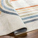 Surya lll barbara 2314 multicolored Multicoloured Living Room Geometric Rug.