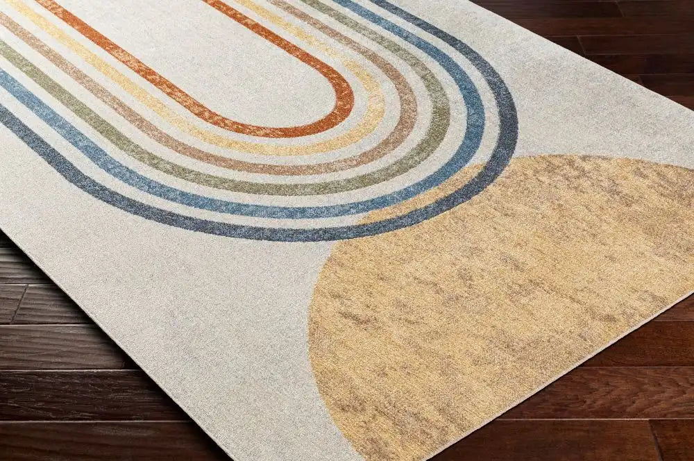 Surya lll barbara 2314 multicolored Multicoloured Living Room Geometric Rug.