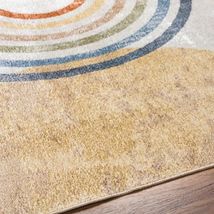 Surya lll barbara 2314 multicolored Multicoloured Living Room Geometric Rug.
