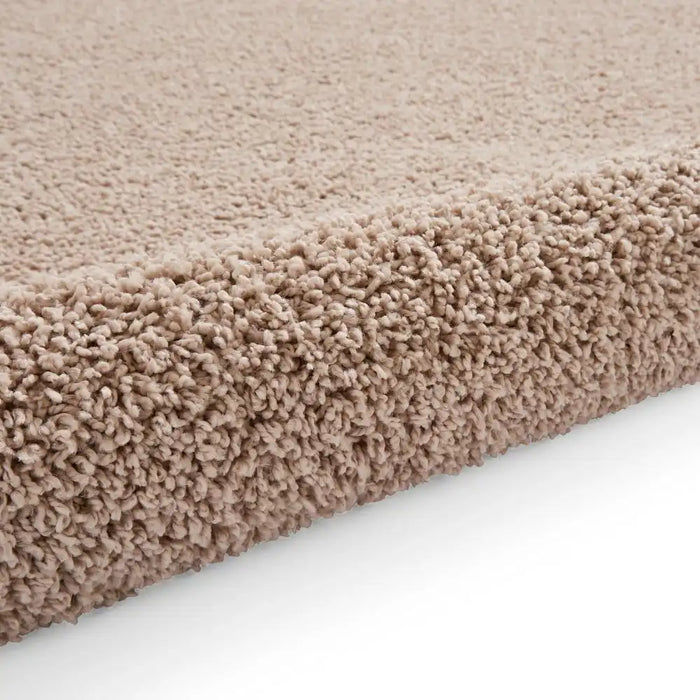 Think Rugs bali beige Beige Living Room Shaggy Rug.