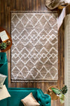 Origins morocco orgins beige ivory Beige Living Room Geometric Rug.