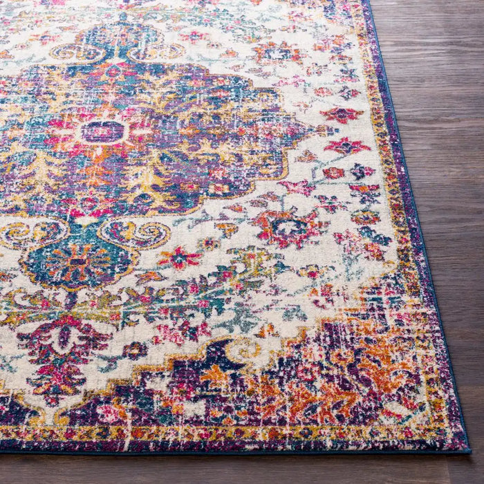 Surya hap betty 1064 burgundy Multicoloured Living Room Moroccan Rug.