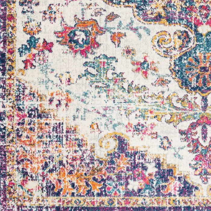 Surya hap betty 1064 burgundy Multicoloured Living Room Moroccan Rug.