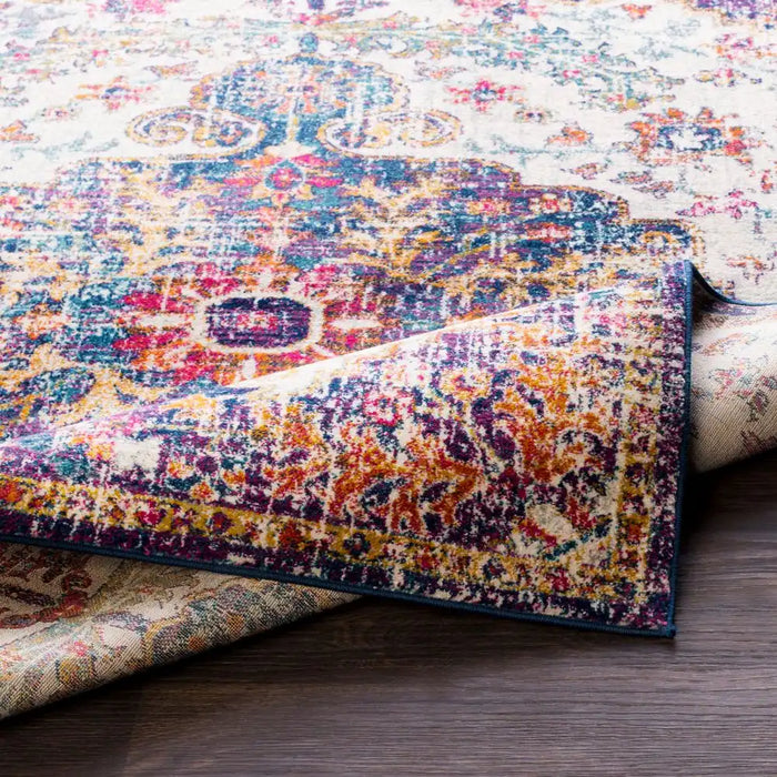Surya hap betty 1064 burgundy Multicoloured Living Room Moroccan Rug.