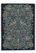 Morris & Co morris and co bird webbs blue 128308 Blue Living Room Wool Rug.