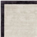 Asiatic blade border blade border putty charcoal 10 Grey, Ivory Living Room  Rug.