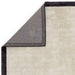 Asiatic blade border blade border putty charcoal 10 Grey, Ivory Living Room  Rug.