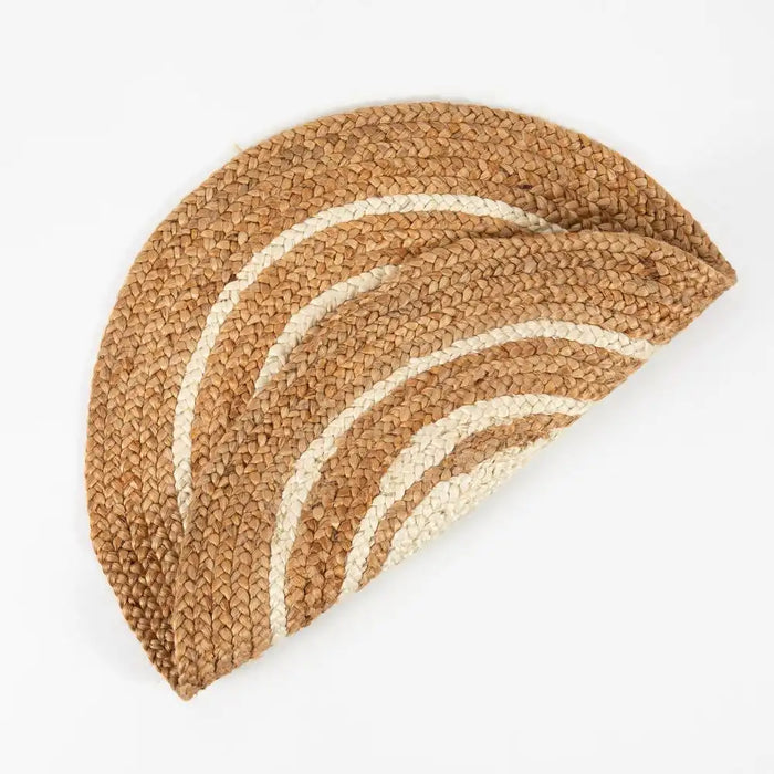 Esselle altrincham reverseable bleached jute Beige Living Room Natural Fibre Rug.
