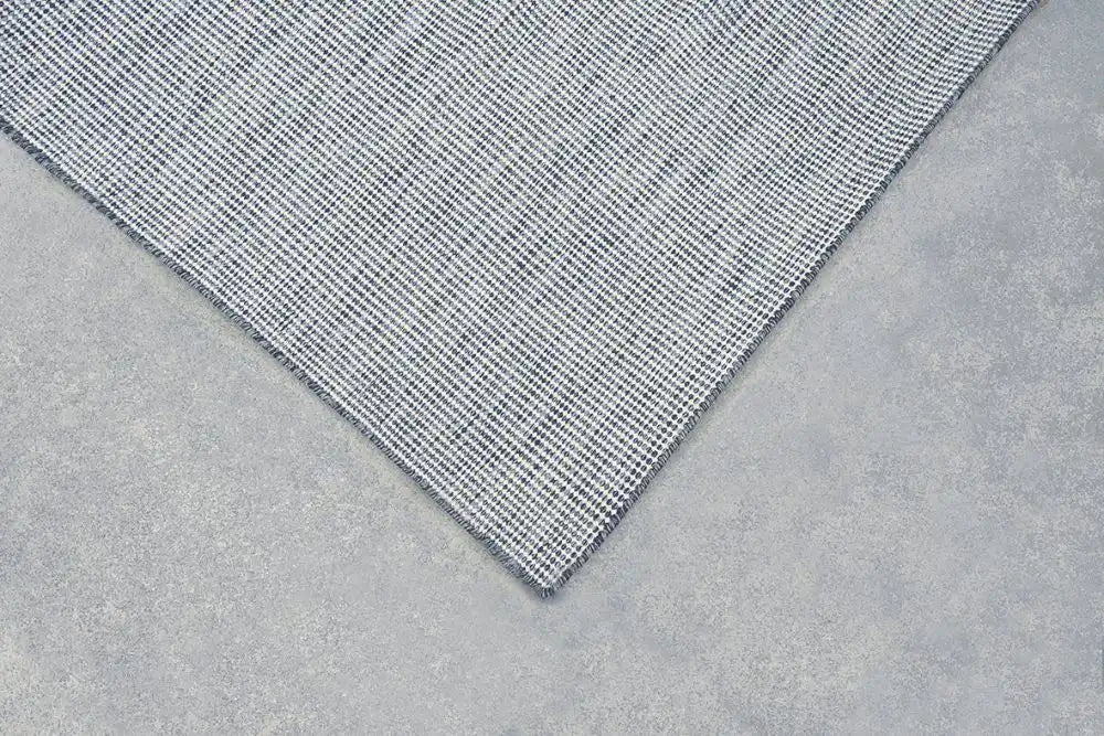 Woven Edge wanderlust blue lagoon Blue, Multicoloured Living Room  Rug.
