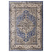 Asiatic sovereign blue medallion 07 Blue, Grey Living Room Flat Weave Rug.