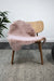 Homemaker luxury faux fur blush Pink Living Room Shaggy Rug.