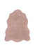 Homemaker luxury faux fur blush Pink Living Room Shaggy Rug.