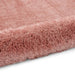 Think Rugs lux shaggy blush Pink Living Room Shaggy Rug.