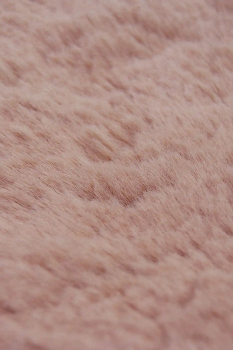Homemaker luxury faux fur blush Pink Living Room Shaggy Rug.