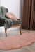 Homemaker luxury faux fur blush Pink Living Room Shaggy Rug.