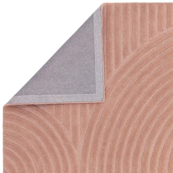 Asiatic hague blush Pink Living Room Wool Rug.
