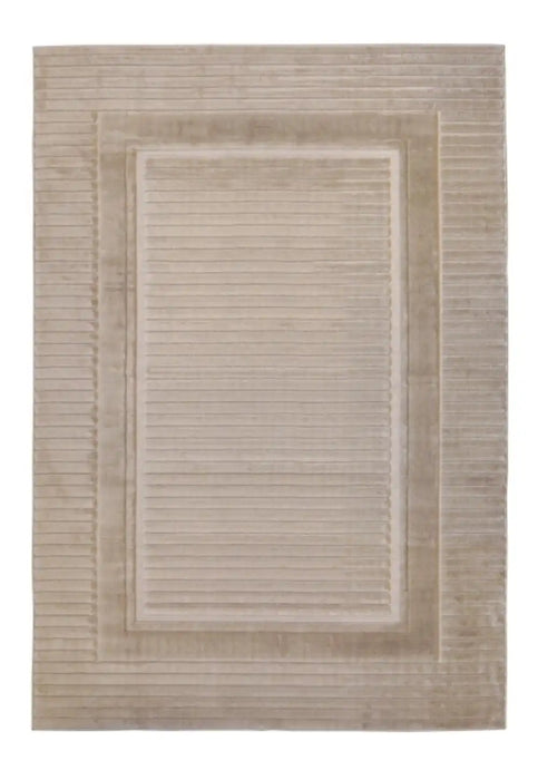 Homemaker malmo indoor outdoor border natural Beige Living Room Geometric Rug.