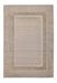 Homemaker malmo indoor outdoor border natural Beige Living Room Geometric Rug.
