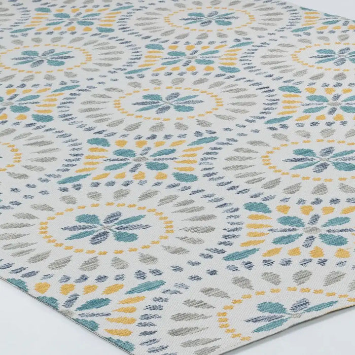 Surya bbd brisa 2306 blue Blue, Multicoloured Living Room  Rug.