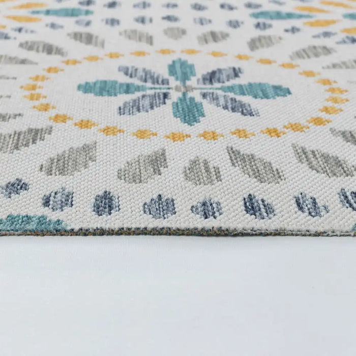 Surya bbd brisa 2306 blue Blue, Multicoloured Living Room  Rug.