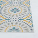 Surya bbd brisa 2306 blue Blue, Multicoloured Living Room  Rug.