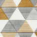 Think Rugs brooklyn brk15 grey yellow Grey, Yellow Living Room  Rug.