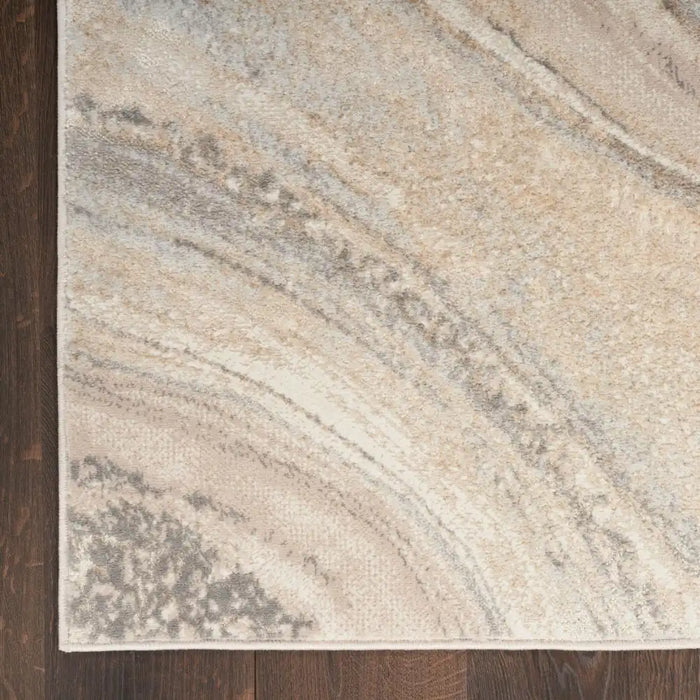 Nourison brushstrokes bsk03 cream grey Grey, Beige, Cream Living Room  Rug.