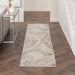Nourison brushstrokes bsk03 cream grey Grey, Beige, Cream Living Room  Rug.