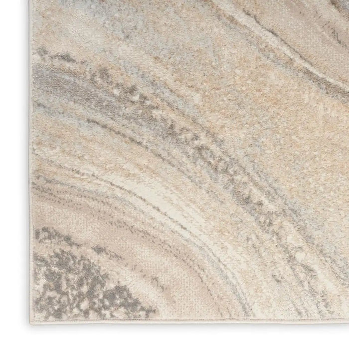Nourison brushstrokes bsk03 cream grey Grey, Beige, Cream Living Room  Rug.