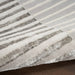 Nourison brushstrokes bsk04 silver grey Grey Living Room  Rug.