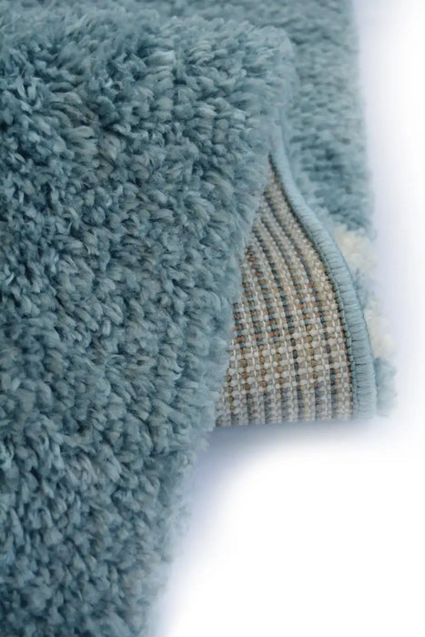 Homemaker snug melrose bubbles blue Blue, Teal Living Room Geometric Rug.