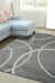 Homemaker snug melrose bubbles grey Grey Living Room Geometric Rug.
