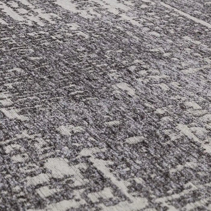 Asiatic beau carbon Grey Living Room Flat Weave Rug.