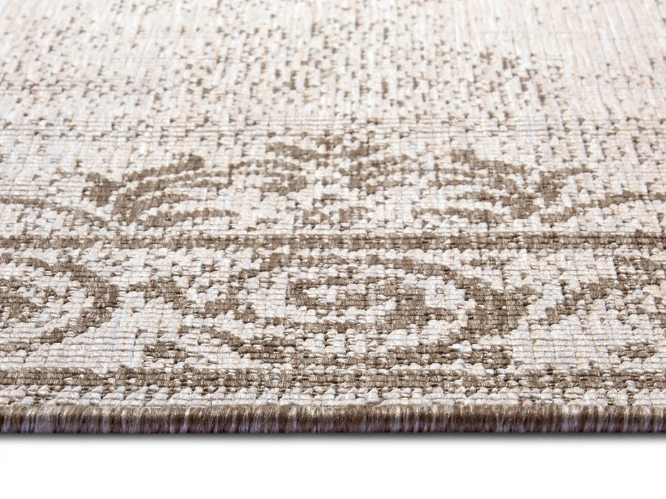 NorthRugs twin supreme cebu linen Brown Living Room Striped Rug.