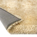 Origins shimmer border champagne Ivory Living Room Shaggy Rug.