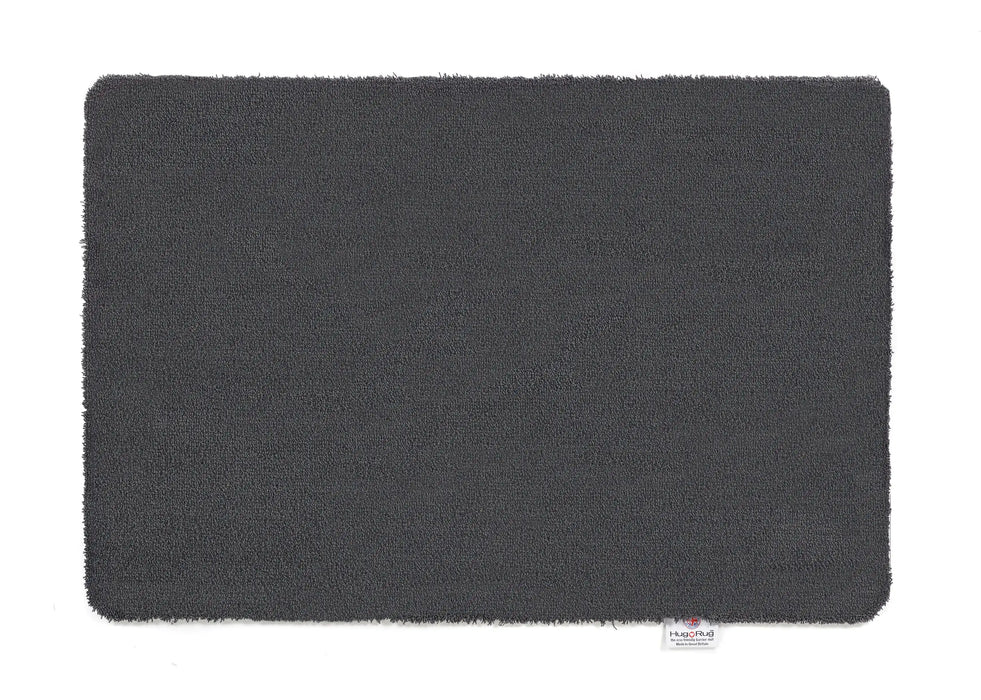 Origins sense charcoal Grey Living Room Shaggy Rug.
